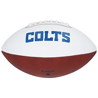 Adonai Mitchell Indianapolis Colts Autographed Franklin White Panel Football  
