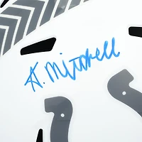 Réplique du casque Riddell 2024 Salute To Service Speed ​​autographié par Adonai Mitchell des Indianapolis Colts