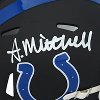 Adonai Mitchell Indianapolis Colts Autographed Riddell Black Matte Speed Mini Helmet  