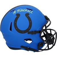 Casque réplique Riddell Rave Speed ​​autographié par Adonai Mitchell des Indianapolis Colts