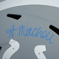 Casque réplique Riddell Slate Speed ​​autographié par Adonai Mitchell des Indianapolis Colts