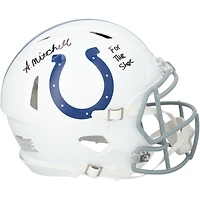 Adonai Mitchell Indianapolis Colts Autographed Riddell Speed Authentic Helmet with "For the Shoe" Inscription 