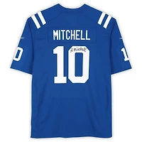 Maillot de match Nike Royal dédicacé par Adonai Mitchell des Indianapolis Colts