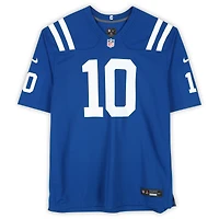Maillot de match Nike Royal dédicacé par Adonai Mitchell des Indianapolis Colts