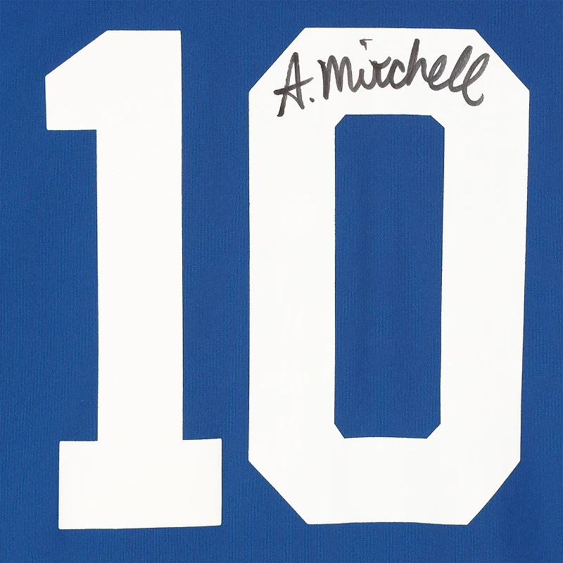 Maillot de match Nike Royal dédicacé par Adonai Mitchell des Indianapolis Colts