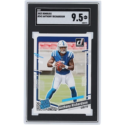 Anthony Richardson Indianapolis Colts 2023 Panini Donruss Rated Rookie #343 SGC authentifié 9.5 Rookie Card