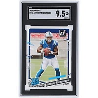Anthony Richardson Indianapolis Colts 2023 Panini Donruss Rated Rookie #343 SGC authentifié 9.5 Rookie Card