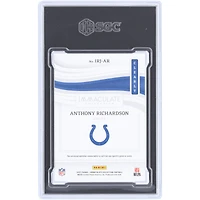 Anthony Richardson Indianapolis Colts 2023 Panini Immaculate Collection Tri-Color Relic #IRJ-AR #3/10 SGC Carte recrue authentifiée 9.5