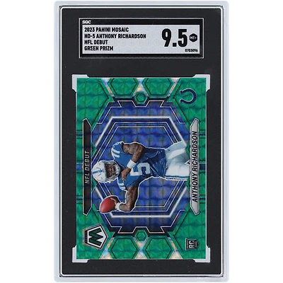 Anthony Richardson Indianapolis Colts 2023 Panini Mosaic Prizm #ND-5 SGC authentifié 9.5 Rookie Card