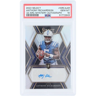 Anthony Richardson Indianapolis Colts Autographed 2022 Panini Select XRC Mystery Auto #XRCA-AR #69/99 PSA Authenticated 10 Rookie Card