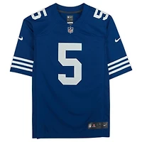 Maillot Nike alternatif bleu autographié par Anthony Richardson des Indianapolis Colts