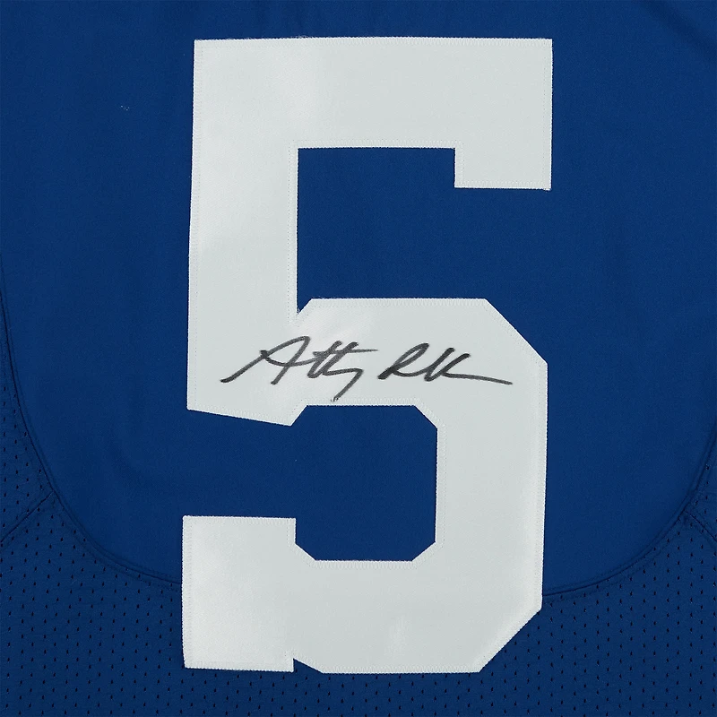 Maillot Nike Elite bleu autographié par Anthony Richardson des Indianapolis Colts