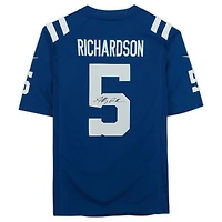 Maillot Nike bleu dédicacé par Anthony Richardson Indianapolis Colts