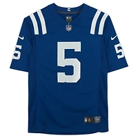 Maillot Nike bleu dédicacé par Anthony Richardson Indianapolis Colts