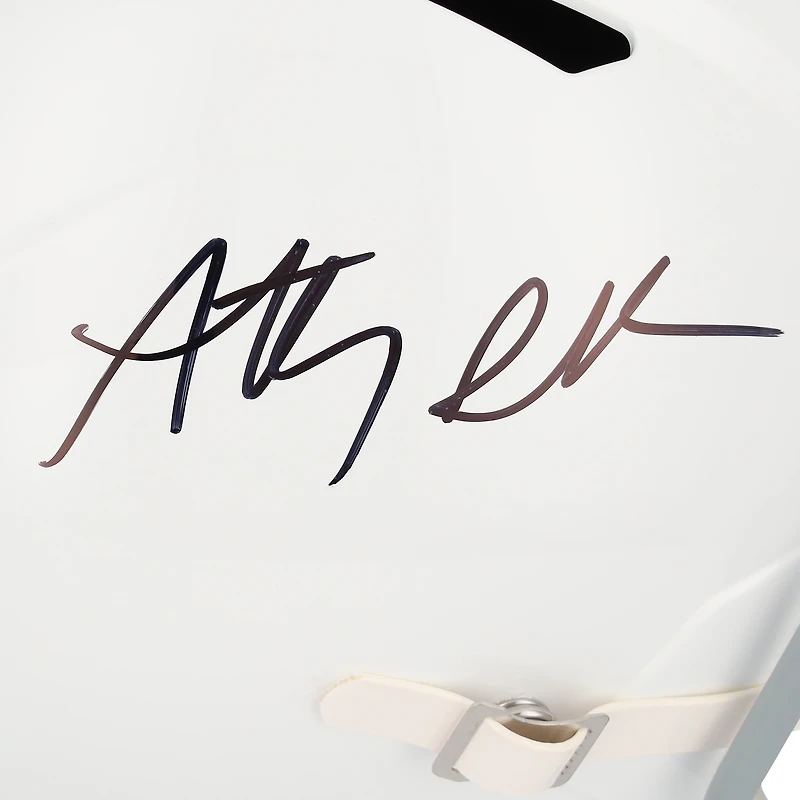 Casque réplique autographié Riddell 2021 Throwback Speed ​​par Anthony Richardson Indianapolis Colts