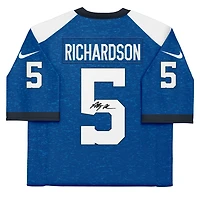 Anthony Richardson Indianapolis Colts Autographed Royal Alternate Knight Limited Jersey 