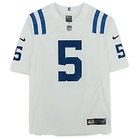 Maillot Nike blanc dédicacé par Anthony Richardson Indianapolis Colts