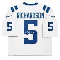 Maillot Nike blanc dédicacé par Anthony Richardson Indianapolis Colts