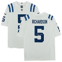 Maillot Nike blanc dédicacé par Anthony Richardson Indianapolis Colts