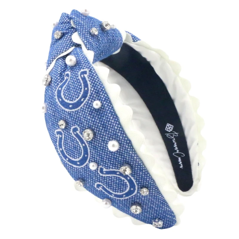 Bandeau au point de croix des Indianapolis Colts de Brianna Cannon