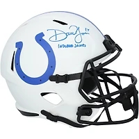 Daniel Jones Indianapolis Colts Autographed Riddell Lunar Speed Replica Helmet with "Indiana Jones" Inscription