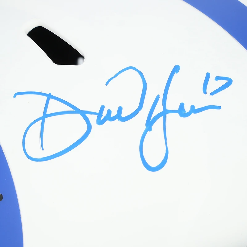 Daniel Jones Indianapolis Colts Autographed Riddell Lunar Speed Replica Helmet