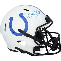 Daniel Jones Indianapolis Colts Autographed Riddell Lunar Speed Replica Helmet
