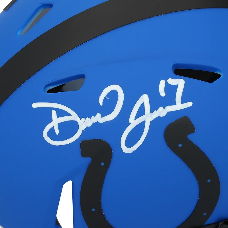 Daniel Jones Indianapolis Colts Autographed Riddell Rave Speed Mini Helmet