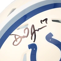 Casque miniature rétro Riddell Speed ​​autographié par Daniel Jones (Indianapolis Colts)