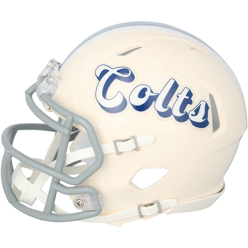 Daniel Jones Indianapolis Colts Autographed Riddell Retro Speed Mini Helmet