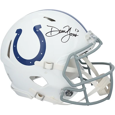 Daniel Jones Indianapolis Colts Autographed Riddell Speed Authentic Helmet