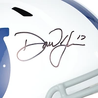 Daniel Jones Indianapolis Colts Autographed Riddell Speed Replica Helmet
