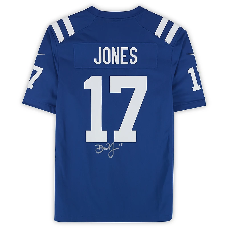 Daniel Jones Indianapolis Colts Autographed Royal Nike Game Jersey