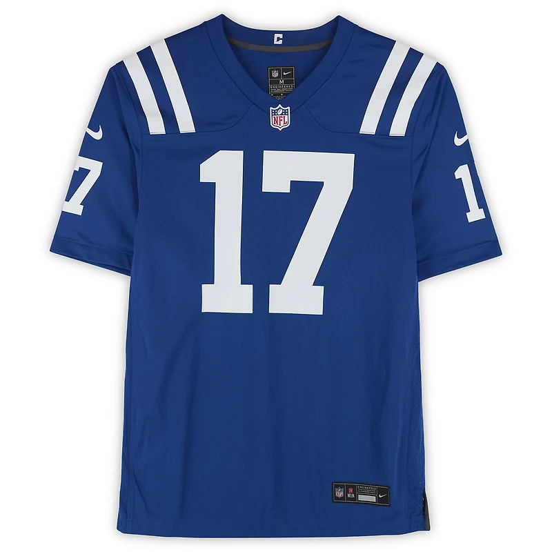 Daniel Jones Indianapolis Colts Autographed Royal Nike Game Jersey