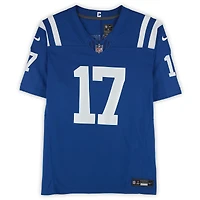 Daniel Jones Indianapolis Colts Autographed Royal Nike Limited Jersey with "Indiana Jones" Inscription