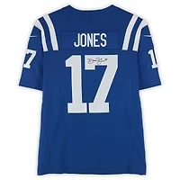 Daniel Jones Indianapolis Colts Autographed Royal Nike Limited Jersey