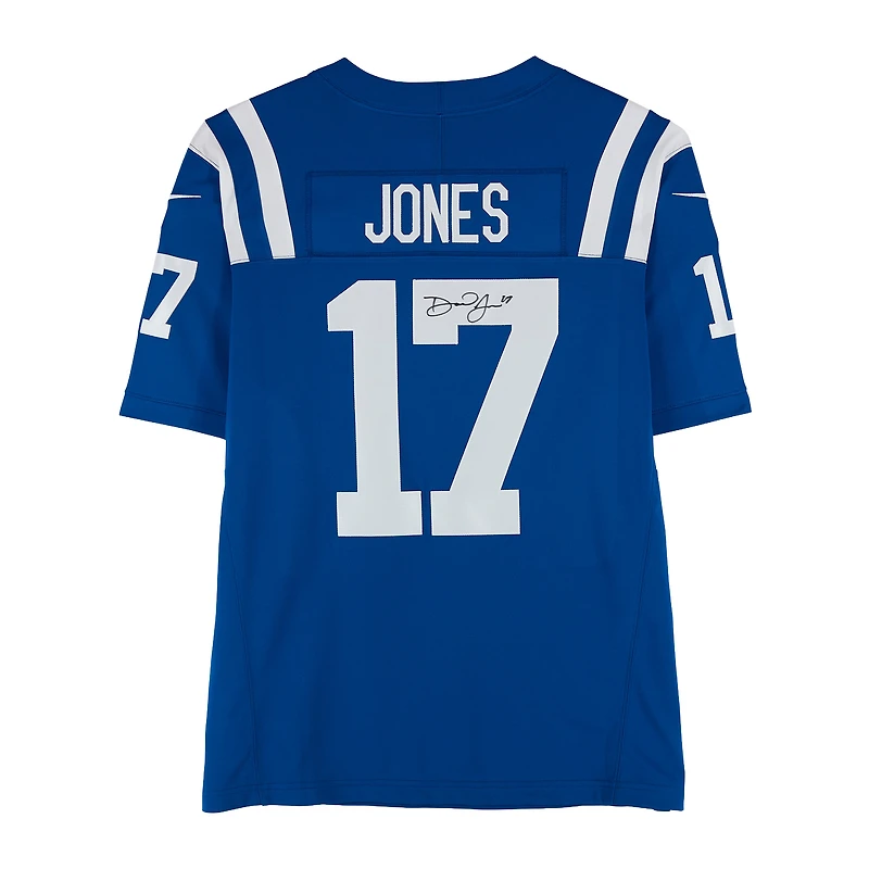 Daniel Jones Indianapolis Colts Autographed Royal Nike Limited Jersey