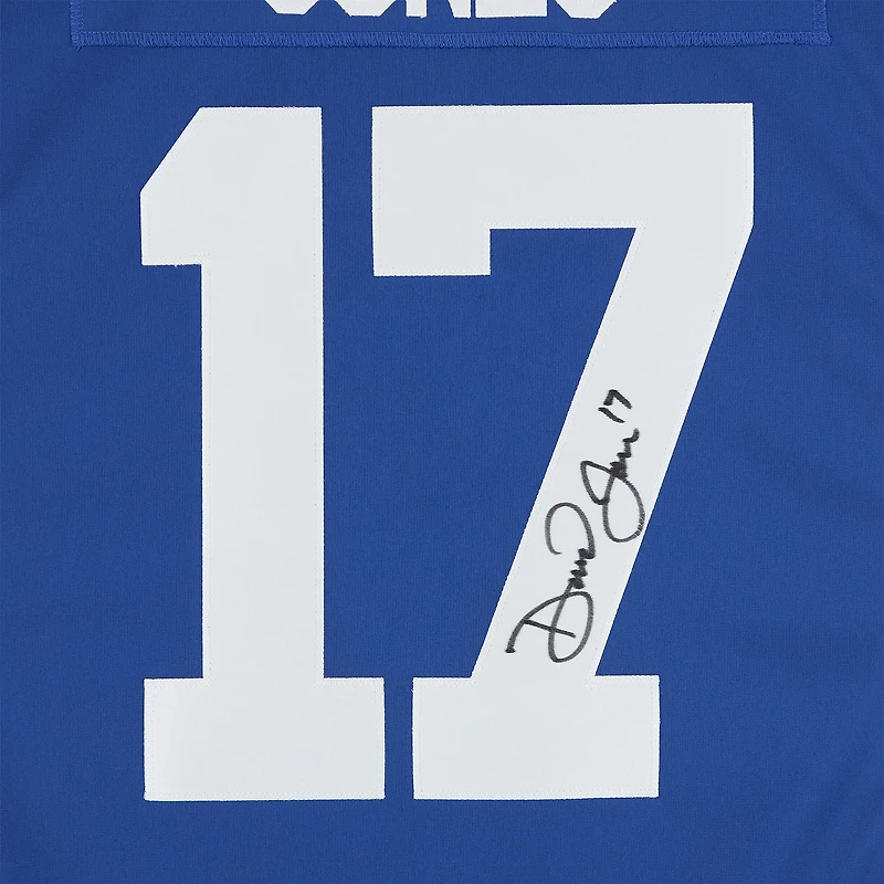 Daniel Jones Indianapolis Colts Autographed Royal Throwback Nike Limited Jersey