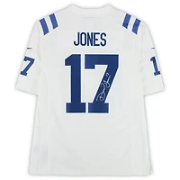 Maillot blanc Nike Limited autographié par Daniel Jones des Indianapolis Colts