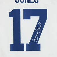 Daniel Jones Indianapolis Colts Autographed White Nike Limited Jersey