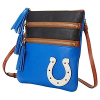 Dooney & Bourke Indianapolis Colts Infield Sac à main à bandoulière triple fermeture éclair