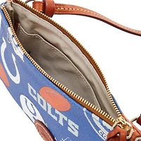 Dooney & Bourke Indianapolis Colts Sac à main à bandoulière avec fermeture éclair sur le dessus