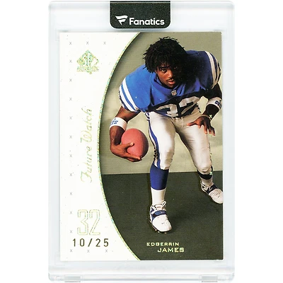 Carte de recrue Edgerrin James Indianapolis Colts 1999 Upper Deck SP Authentics Future Watch #94 #10/25