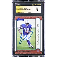 Edgerrin James Indianapolis Colts Autographed 1999 Bowman Chrome #161 CGC Authenticated Mint 9 Rookie Card