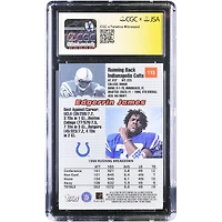 Carte de recrue autographiée par Edgerrin James des Indianapolis Colts (1999 Topps Bowman's Best n° 115), certifiée CGC par Fanatics Witnessed.
