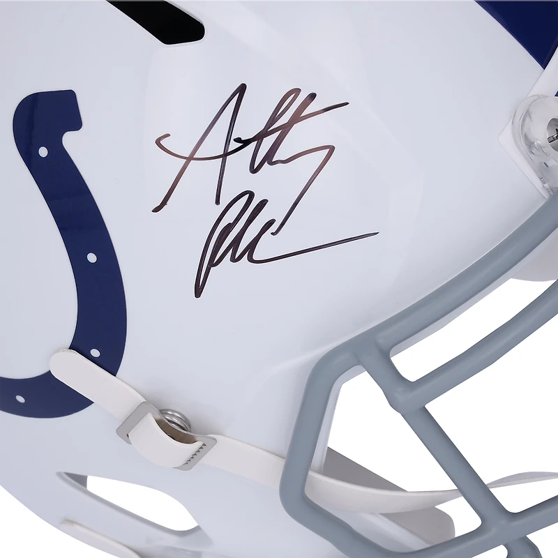 Casque réplique autographié Riddell Speed ​​de Anthony Richardson Indianapolis Colts 2023 NFL Draft First Round Pick Fanatics Authentic