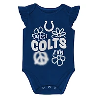 Ensemble deux pièces pour nouveau-né et nourrisson fille, combinaison The Sunshine des Indianapolis Colts