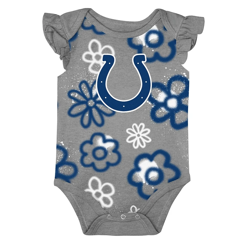 Ensemble deux pièces pour nouveau-né et nourrisson fille, combinaison The Sunshine des Indianapolis Colts