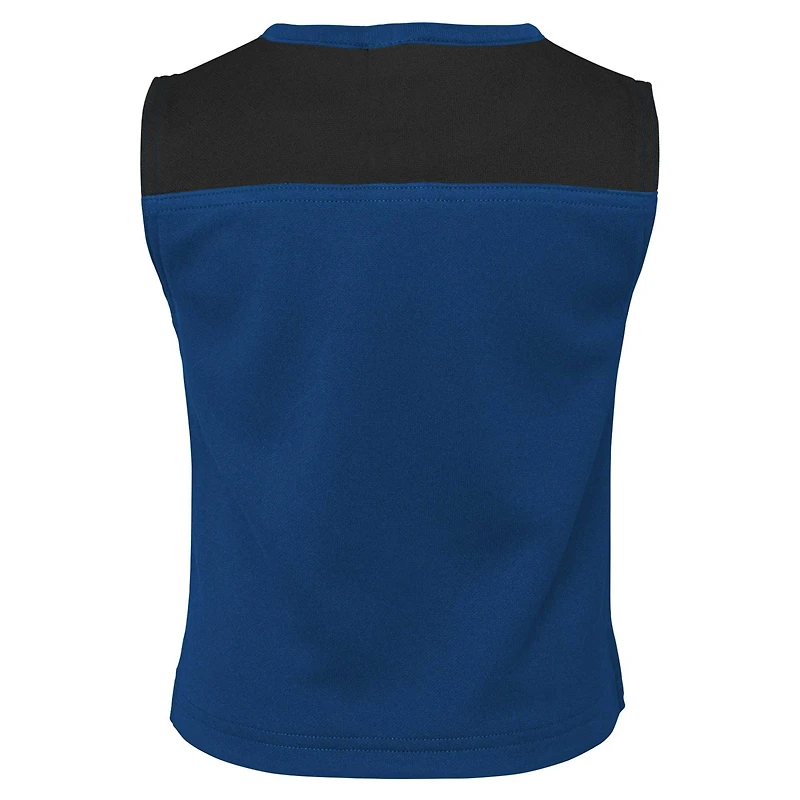 Ensemble deux pièces de pom-pom girl Spirit des Royal Indianapolis Colts pour filles d'âge préscolaire avec bloomers