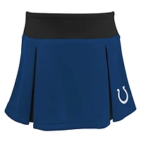 Ensemble deux pièces de pom-pom girl Spirit des Royal Indianapolis Colts pour filles d'âge préscolaire avec bloomers